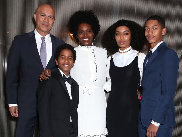 Chelsea Lauren/Variety/Penske Media/Getty Yara Shahidi, Afshin Shahidi, Keri Shahidi, Sayeed Shahidi and Ehsan Shahidi