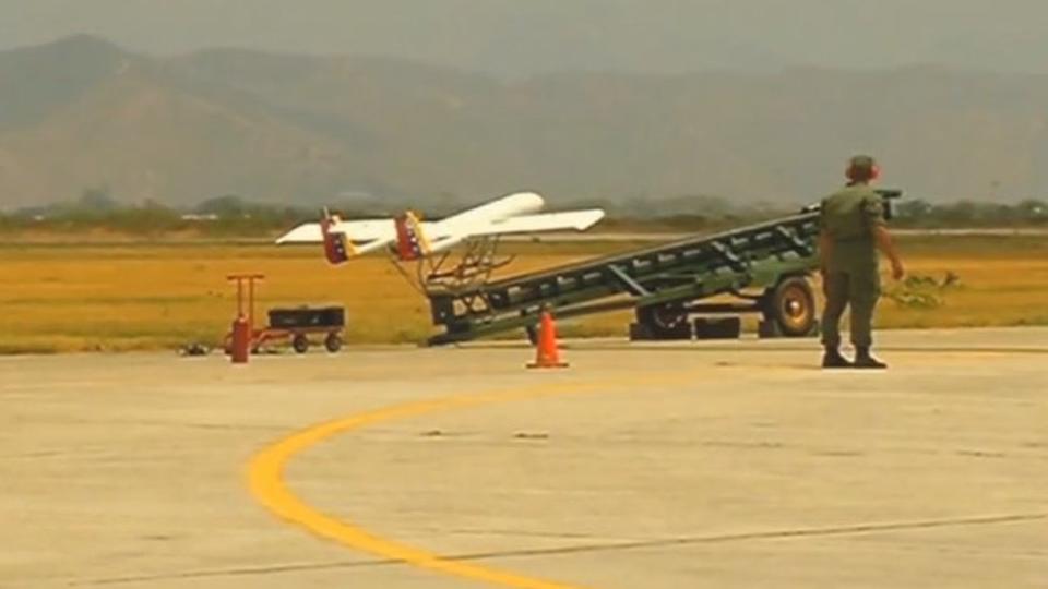 Imagen tomada de un video publicado por Cavim en 2017, en el que se muestra cómo operaban los drones arpía.