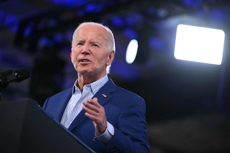 Biden, en un acto de campaña en Carolina del Norte este viernes 28 de junio.