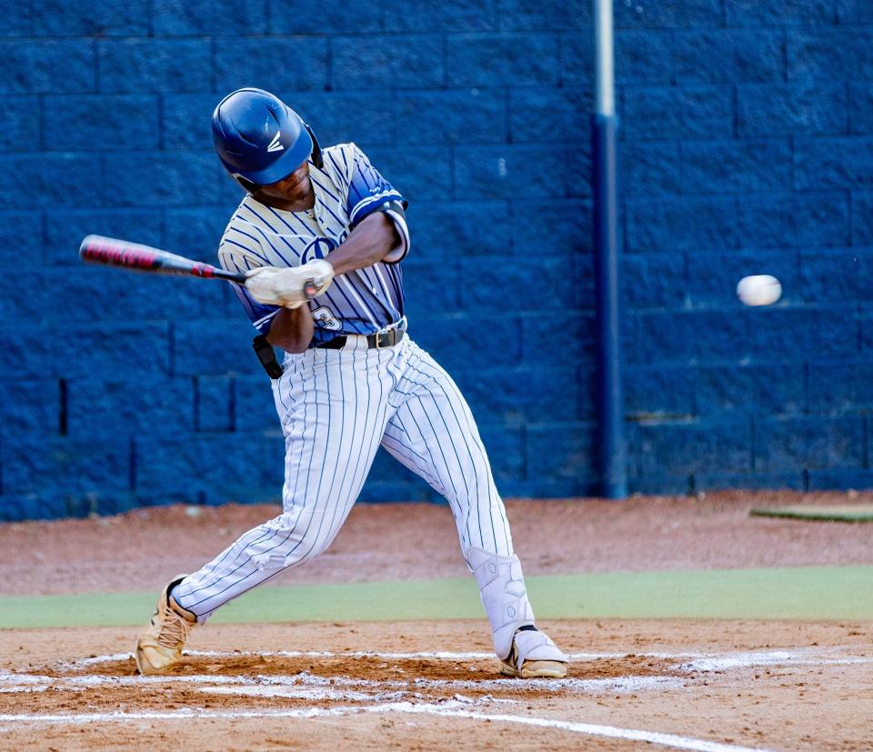 Rams sophomore Reno Jeter was 1-3 with a two-run homer and three RBI against Marvin Ridge.