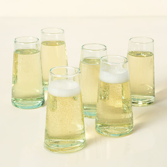 best champagne glasses recycled stemless flutes