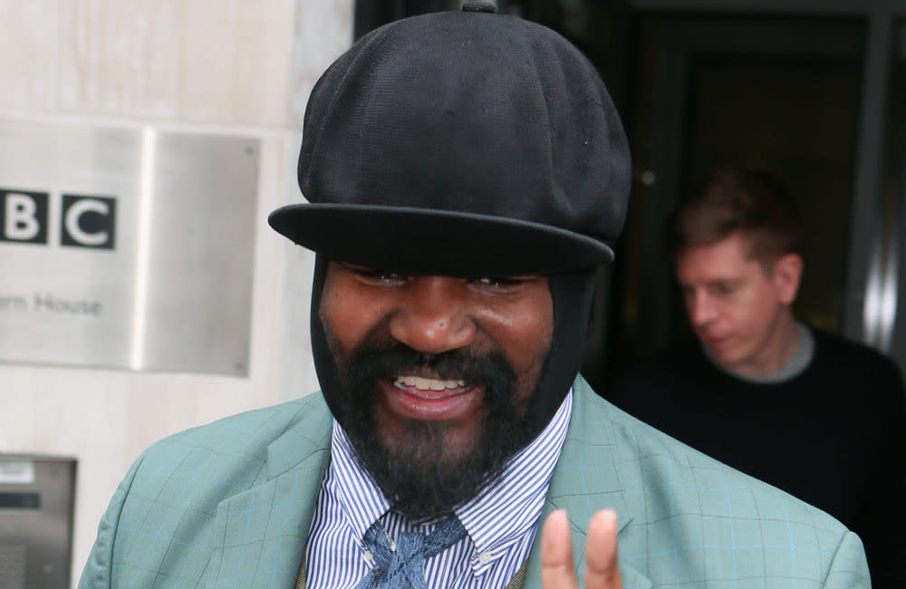 Gregory Porter falls asleep in front of the TV credit:Bang Showbiz