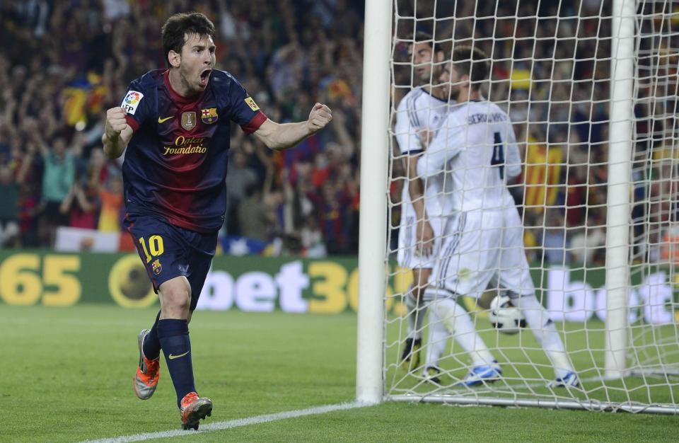 <p>His 91 total goals are the most ever in a calendar year, including 74 for Barcelona (most club goals ever in a calendar year), and 12 for Argentina (tied for most by an Argentine in a year). He also added five goals in friendlies. </p>