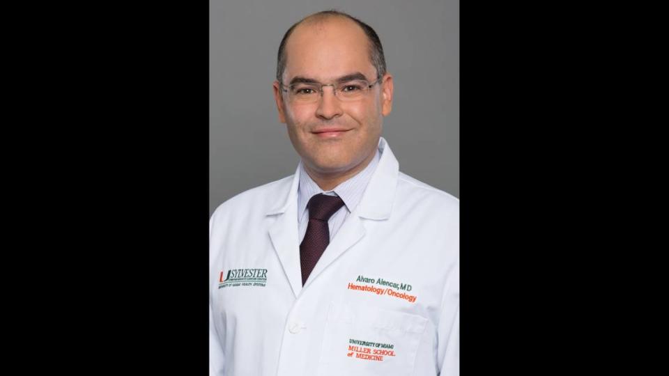 Dr. Alvaro J. Alencar, Sylvester Comprehensive Cancer Center lymphoma specialist and researcher.