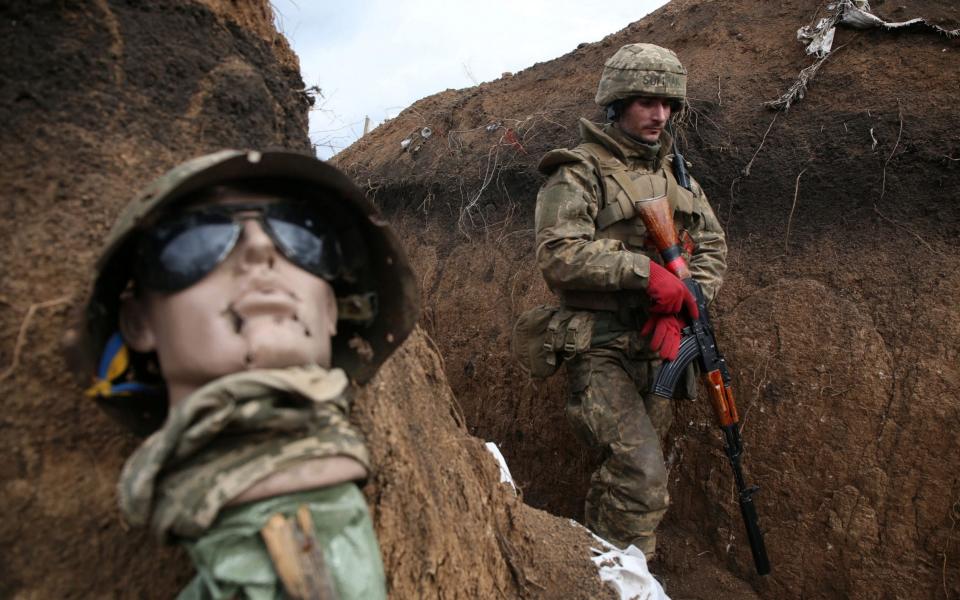 Fighting between the Ukrainian army and separatists has intensified in recent weeks - STR/AFP via Getty Images