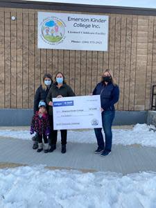 $5,000 donated by BASF on behalf of Tannis Neufeld, Halbstadt, Man