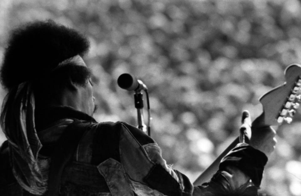 Jimi Hendrix onstage