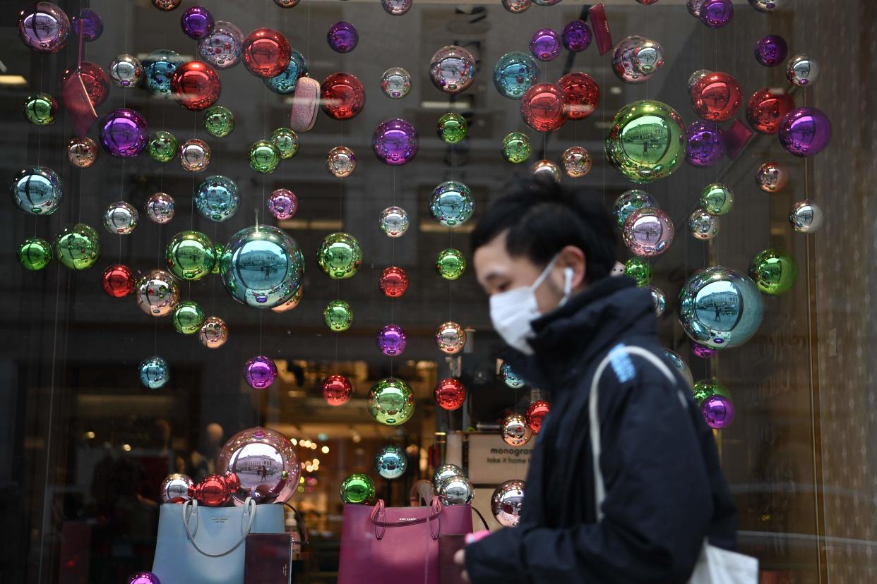 <p>Cars, taxis and buses will be banned between Oxford Circus and Piccadilly Circus from 10am to 9pm on December 5, 12 and 19</p> (AFP via Getty Images)