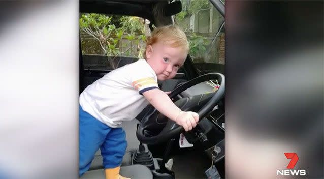 Little Andrew is just 15 months old. Source: 7 News