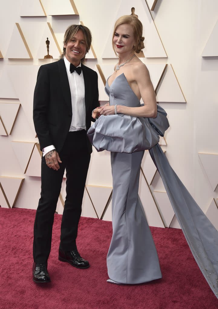 Nicole Kidman and Keith Urban attend the 94th Academy Awards at Dolby Theatre in Los Angeles on March 27, 2022. - Credit: Jordan Strauss/Invision/AP