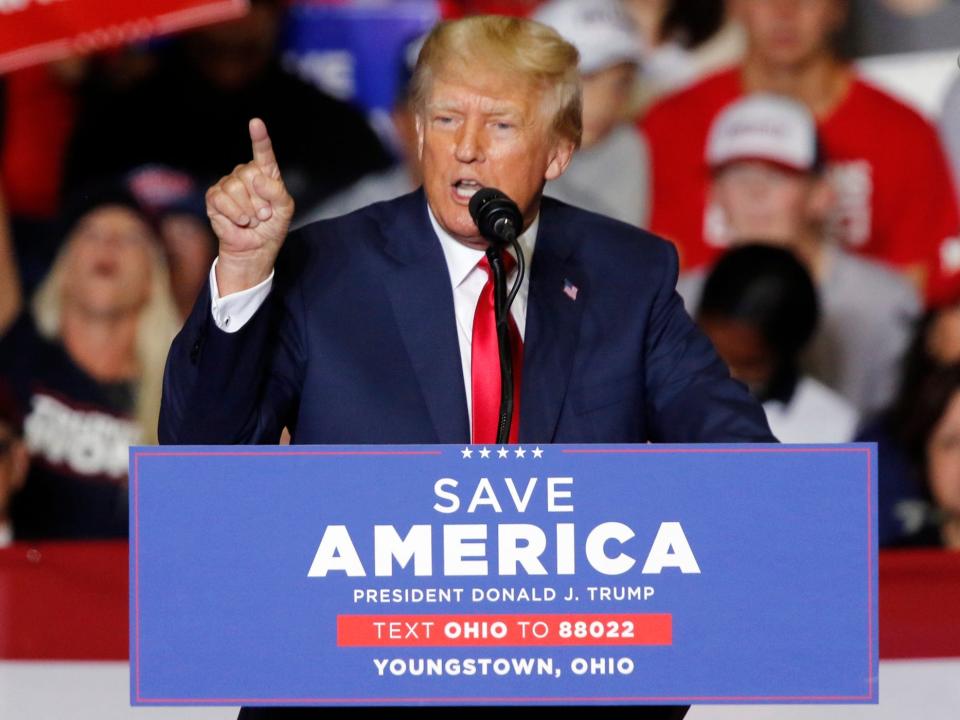 Trump speaks at Ohio rally