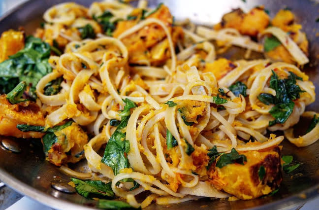 Butternut squash pasta