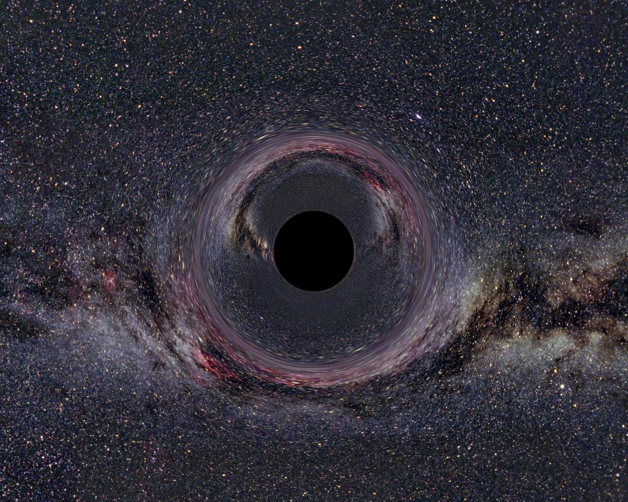 Photograph of a black hole in the milky way. Dated 2014. (Photo by: Photo 12/Universal Images Group via Getty Images)