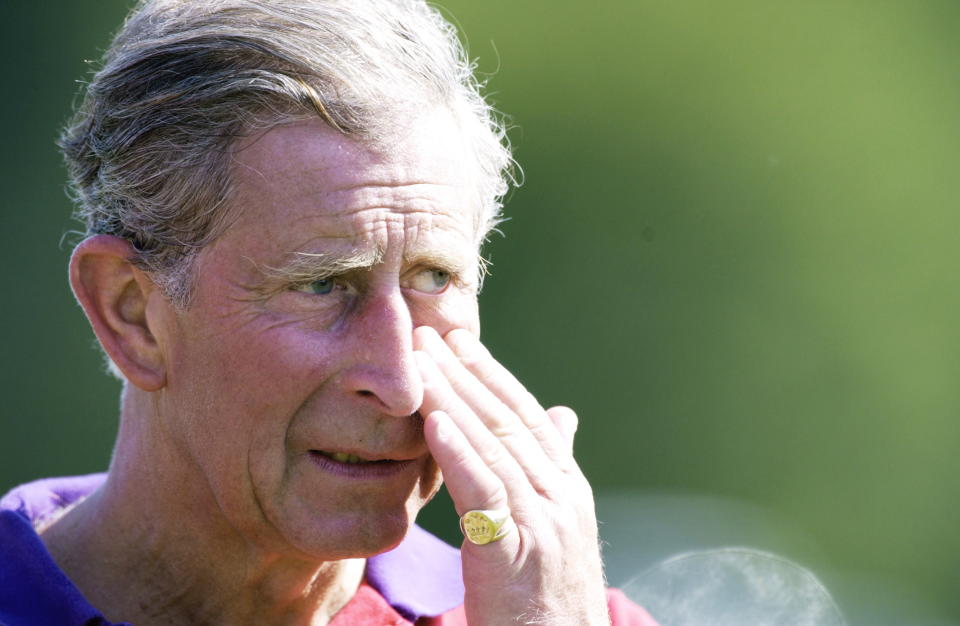 Prince Charles is never seen without his signet ring. Photo: Getty