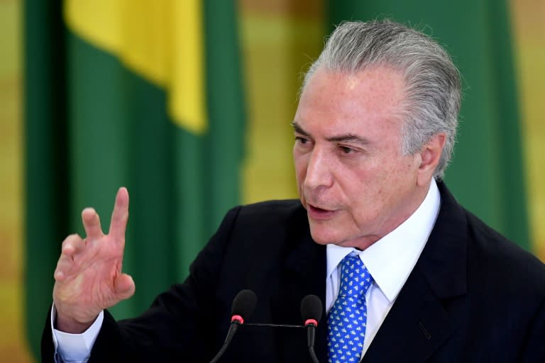 Brazilian acting President Michel Temer has vowed to cut spending and push through controversial labor and pension reforms