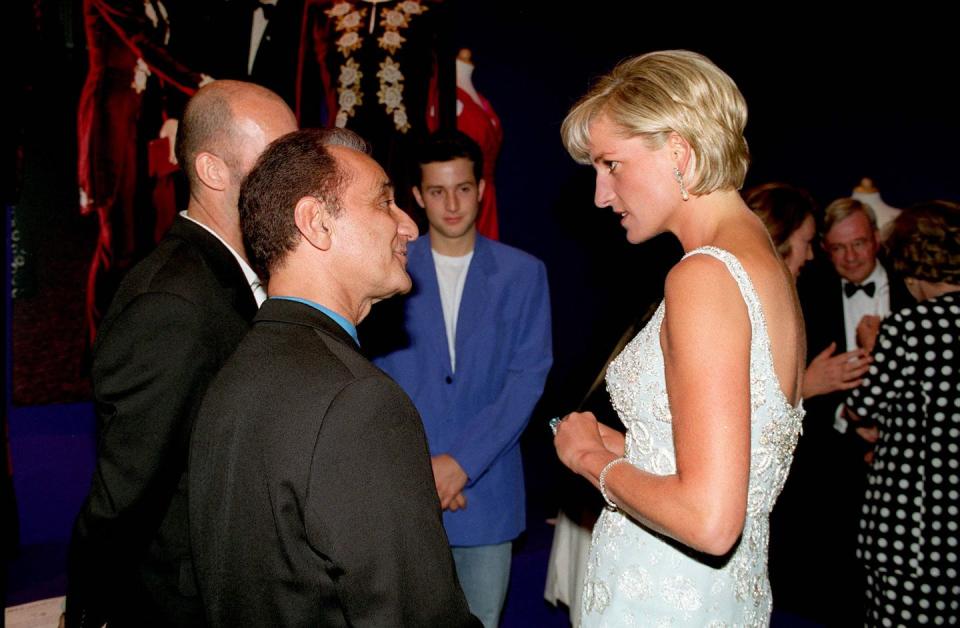 diana and designer david sassoon