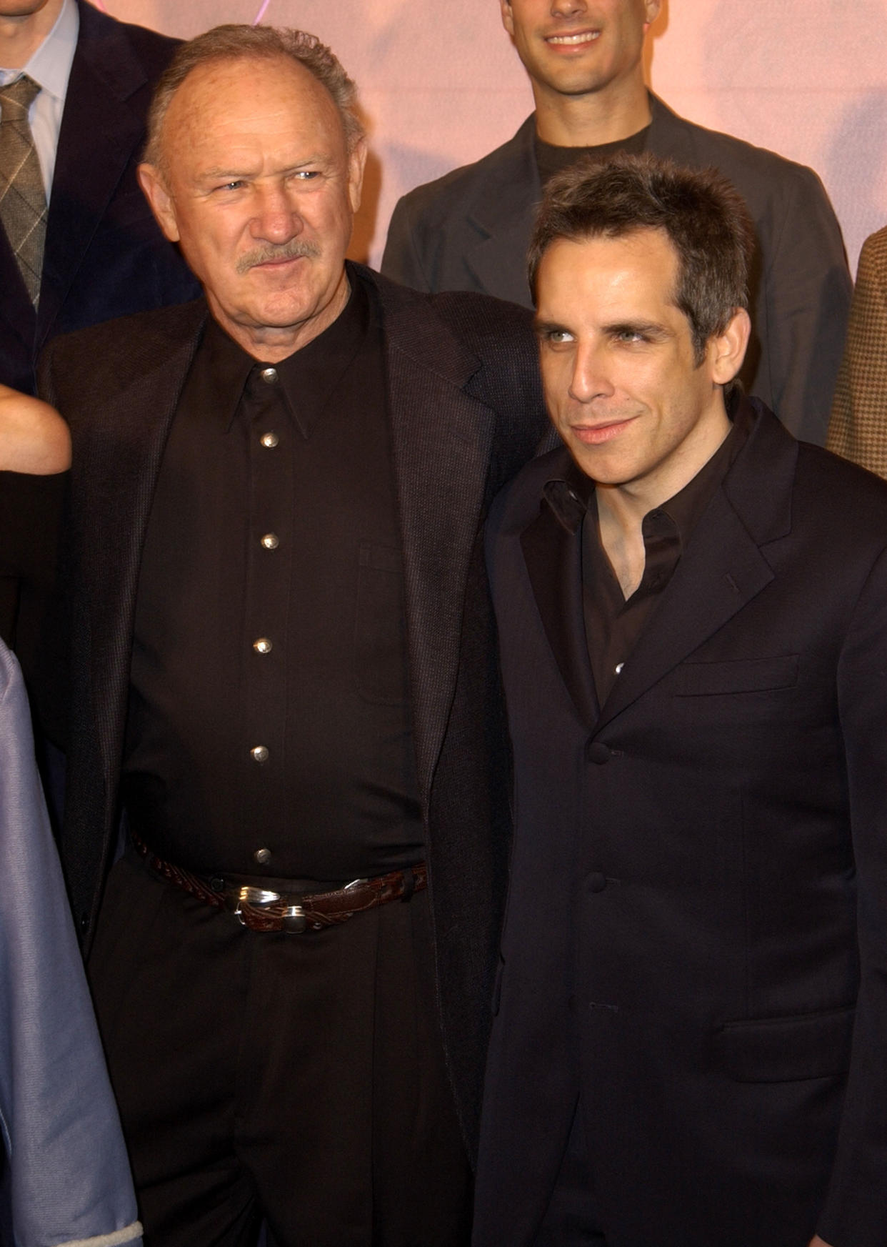 Gene Hackman & Ben Stiller during "The Royal Tenenbaums" Los Angeles Premiere at El Capitan Theatre in Hollywood, California, United States. (Photo by SGranitz/WireImage)