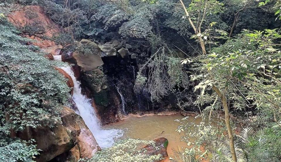 松溪瀑布美景。   圖：台北市政府工務局大地工程處／提供