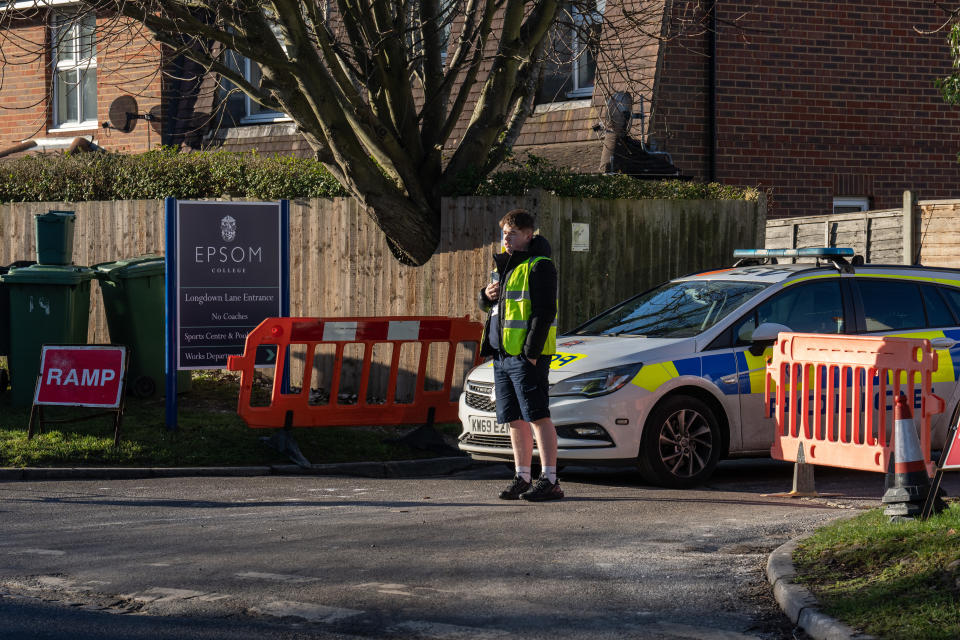 The bodies of Emma Pattison, her husband George, and 7-year-old daughter Lettie, were found dead in a property on school grounds early on Sunday morning. (Getty)