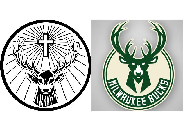 Jagermeister wants to block the Milwaukee Bucks from trademarking its (similar) logo.