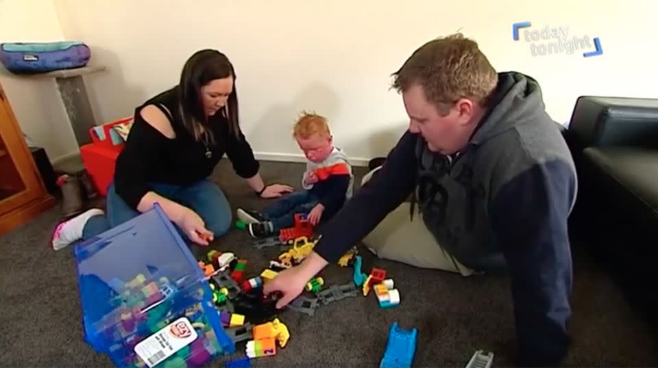 The family fear what the future holds for Chaz and his rare condition. Source: Today Tonight