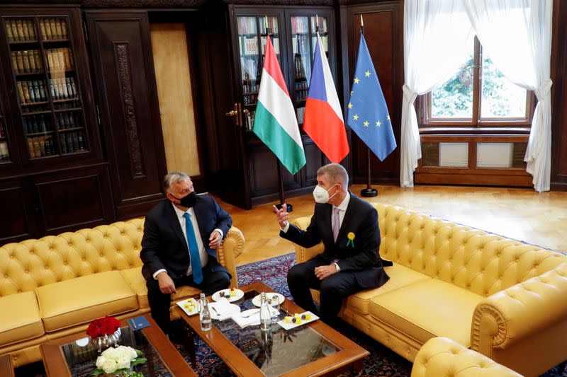 Hungary's PM Orban visits Czech Republic