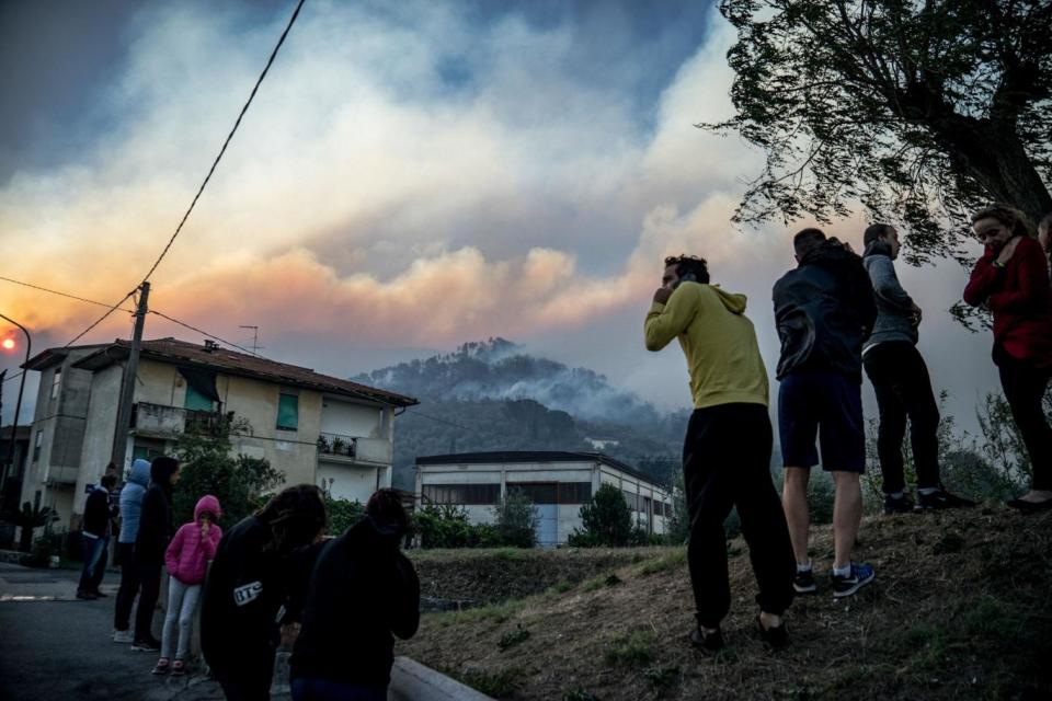 500 people have been forced to flee their homes (AFP/Getty Images)