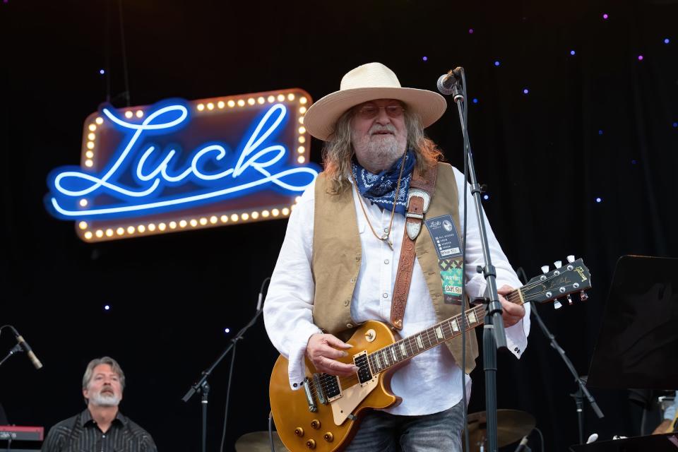 Ray Wylie Hubbard was among the artists who played at Willie's 89th birthday celebration. "Willie leaves a legacy of 'sure you gotta have integrity picking what you write and sing but a wicked sense of humor is just as important,'" Hubbard said via email.