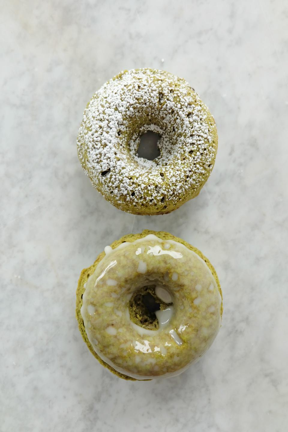 Matcha Baked Doughnuts