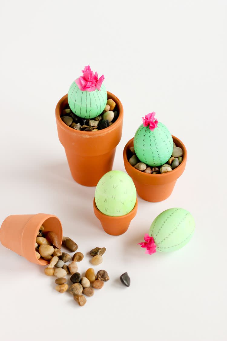 Cactus Easter Eggs