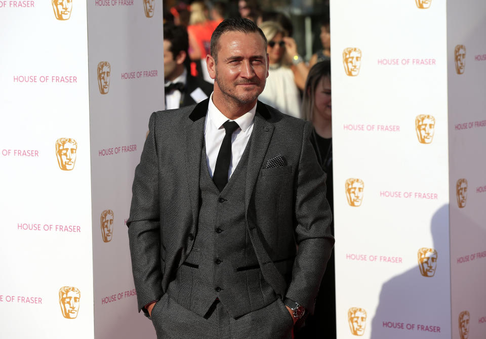 Will Mellor attending the House of Fraser BAFTA TV Awards 2016 at the Royal Festival Hall, Southbank, London. PRESS ASSOCIATION Photo. Picture date: Sunday 8th May 2016. See PA Story SHOWBIZ Bafta. Photo credit should read: Jonathan Brady/PA Wire