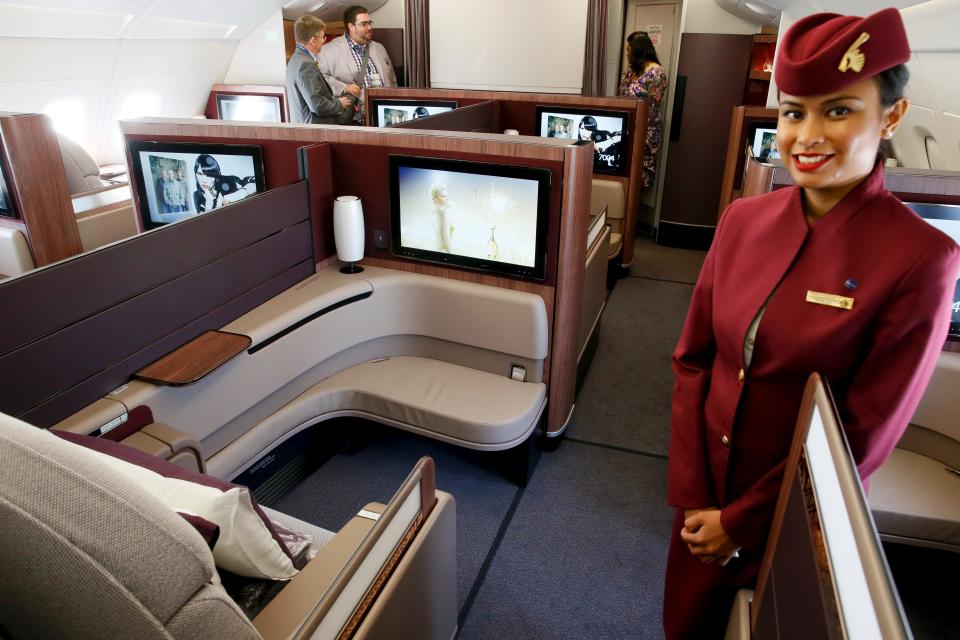 qatar airways first class