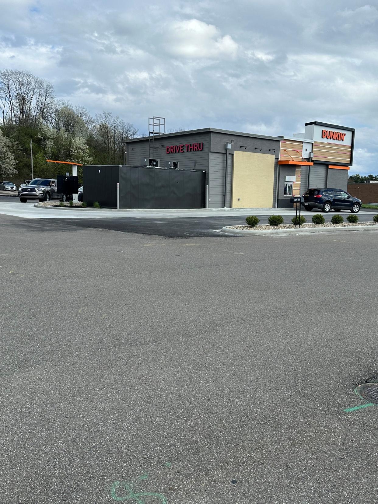 Dunkin' recently opened at 3516 Maple Ave. It sits between Aldi and Big Sandy Superstore.