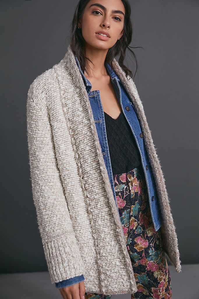 Noelle Boucle Cardigan. (Anthopologie)