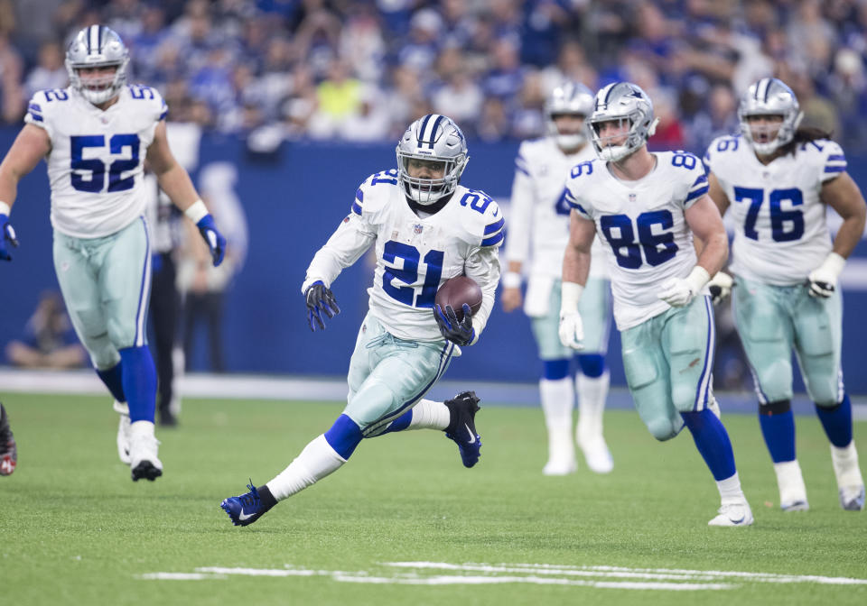 The Dallas offense revolves around the hard running of Ezekiel Elliott