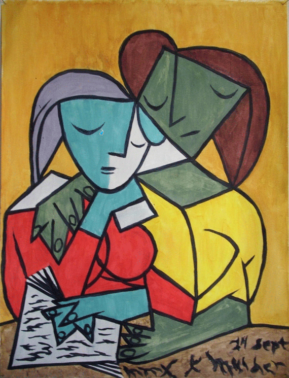 "Two Girls Reading"