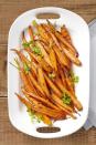 <p>Even the pickiest of eaters won't be able to resist these lemon-maple roasted carrots — they're simply too delicious to pass up.</p><p><em><a href="https://www.womansday.com/food-recipes/food-drinks/a24115449/lemon-maple-roasted-carrots/" rel="nofollow noopener" target="_blank" data-ylk="slk:Get the Lemon-Maple Roasted Carrots recipe.;elm:context_link;itc:0;sec:content-canvas" class="link "><strong>Get the Lemon-Maple Roasted Carrots recipe.</strong></a></em></p>