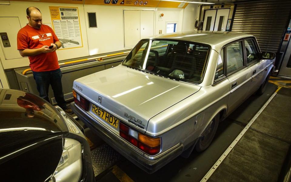 Rich Scott and his Volvo 240 GL