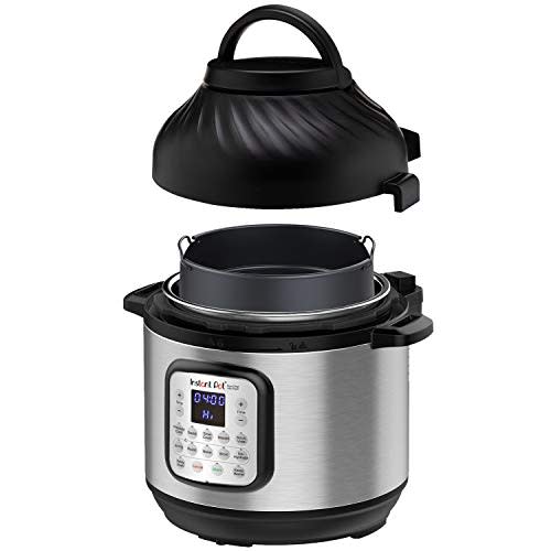 Instant Pot Duo Crisp 11 in 1, Electric Pressure Cooker with Air Fryer, Roast, Bake, Dehydrate,…