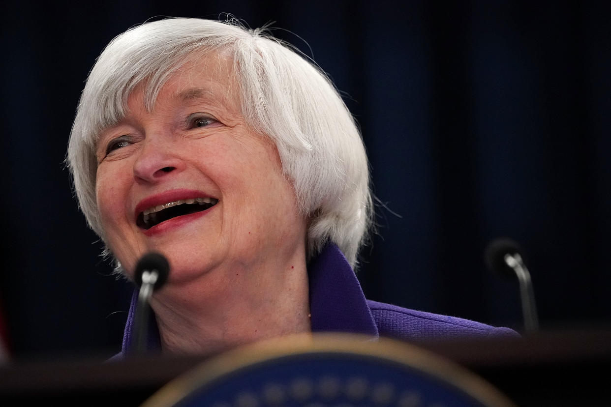 Former Federal Reserve Chair Janet Yellen is one of the world's most well-known female economists. More women are needed in the field. (Photo: Alex Wong via Getty Images)