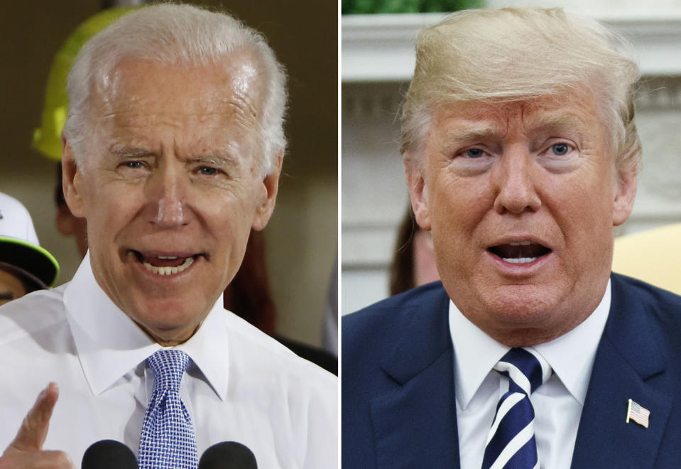 Donald Trump bezeichnete Joe Biden unter anderem als “ein Prozent”. (Bild: AP Photo)