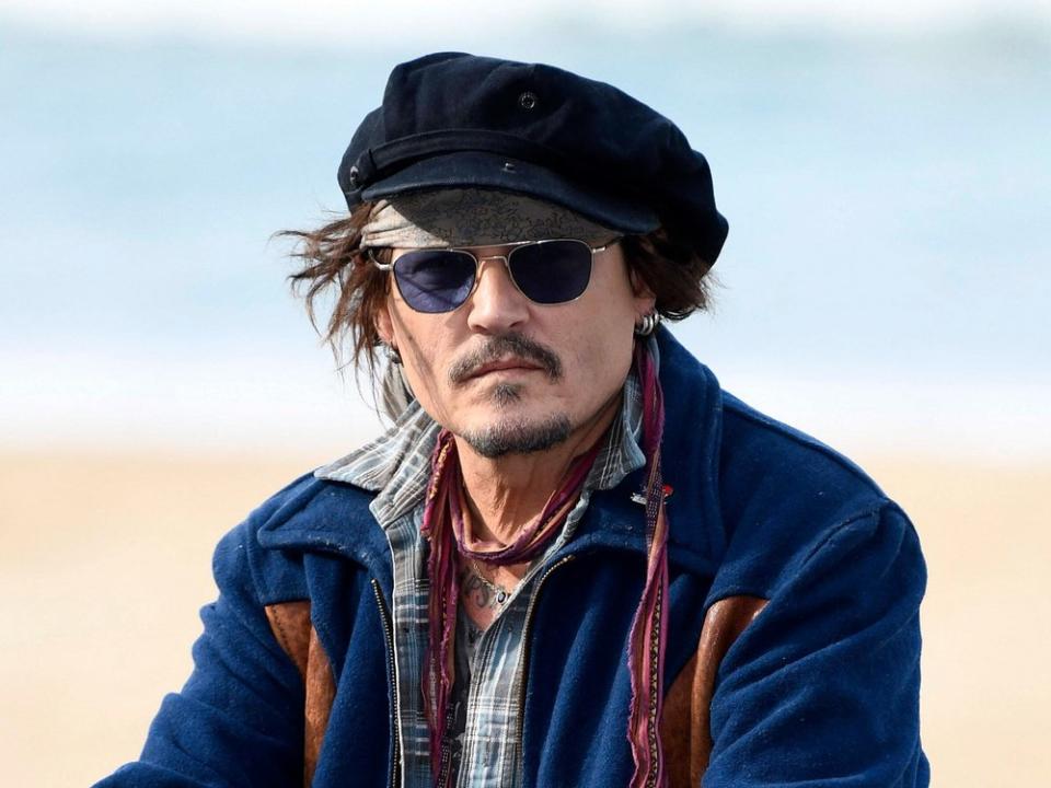 Portraitaufnahme von Johnny Depp beim Internationalen Filmfestival von San Sebastián