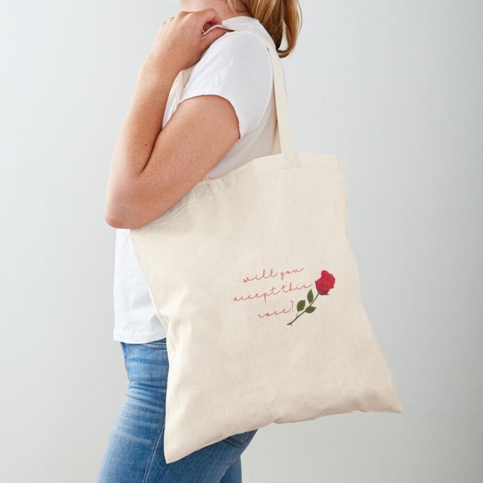 1) "Will You Accept This Rose?" Tote Bag