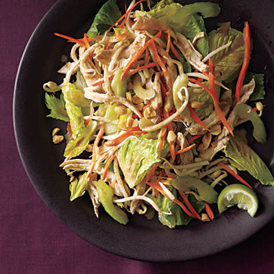 Thai Chicken Salad with Peanut Dressing