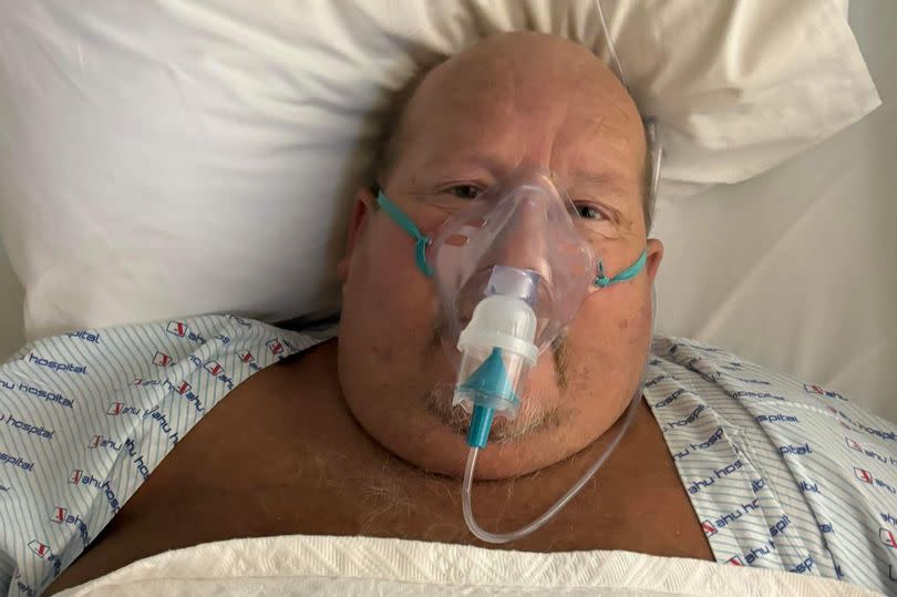 The retired pub landlord from Exmouth was placed into an induced coma after doctors told him he had pneumonia whilst he was on holiday in Turkey