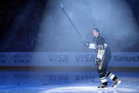 OTTAWA, ON - JANUARY 28: Evgeni Malkin #71 of the Pittsburgh Penguins gets introduced prior to the 2012 Molson Canadian NHL All-Star Skills Competition at Scotiabank Place on January 28, 2012 in Ottawa, Ontario, Canada. (Photo by Christian Petersen/Getty Images)