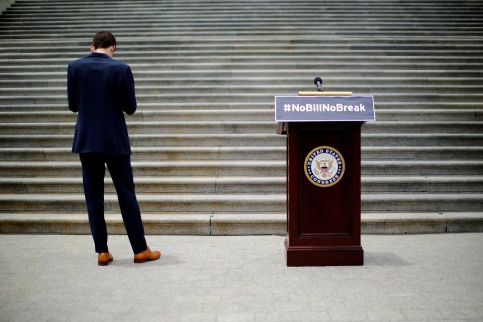 Democrats stage gun-control House sit-in