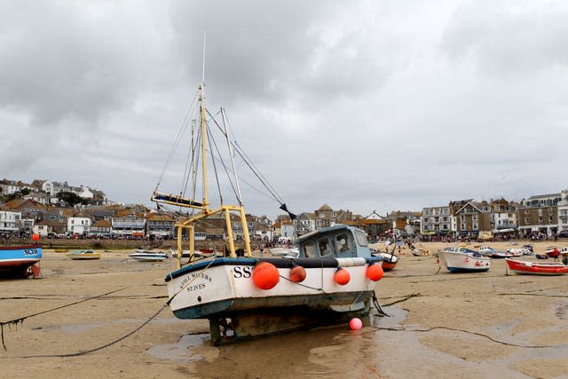 General View of the Harbour at St Ives, Cornwall (David Davies/PA)