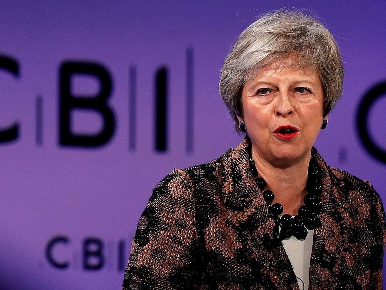 May said her Brexit deal would stop EU migrants ‘jumping the queue’: AFP/Getty