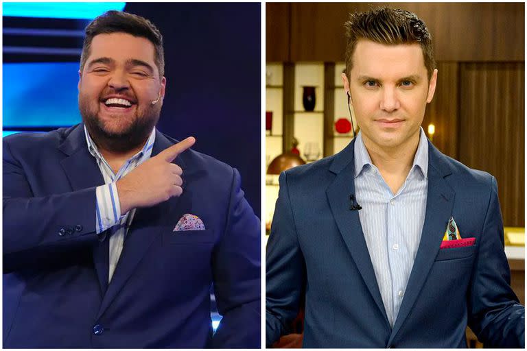 Dario Barassi y Santiago del Moro, protagonistas de la televisión del domingo